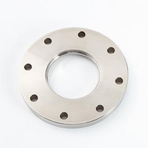 ISO-F DN 63 Bored Blank Flange, For 2.5 Inch O.D. (63.80 mm) Tubing, Weld-On, Fixed Vacuum Flange, Bolted, Through Holes, SS304 SS316L